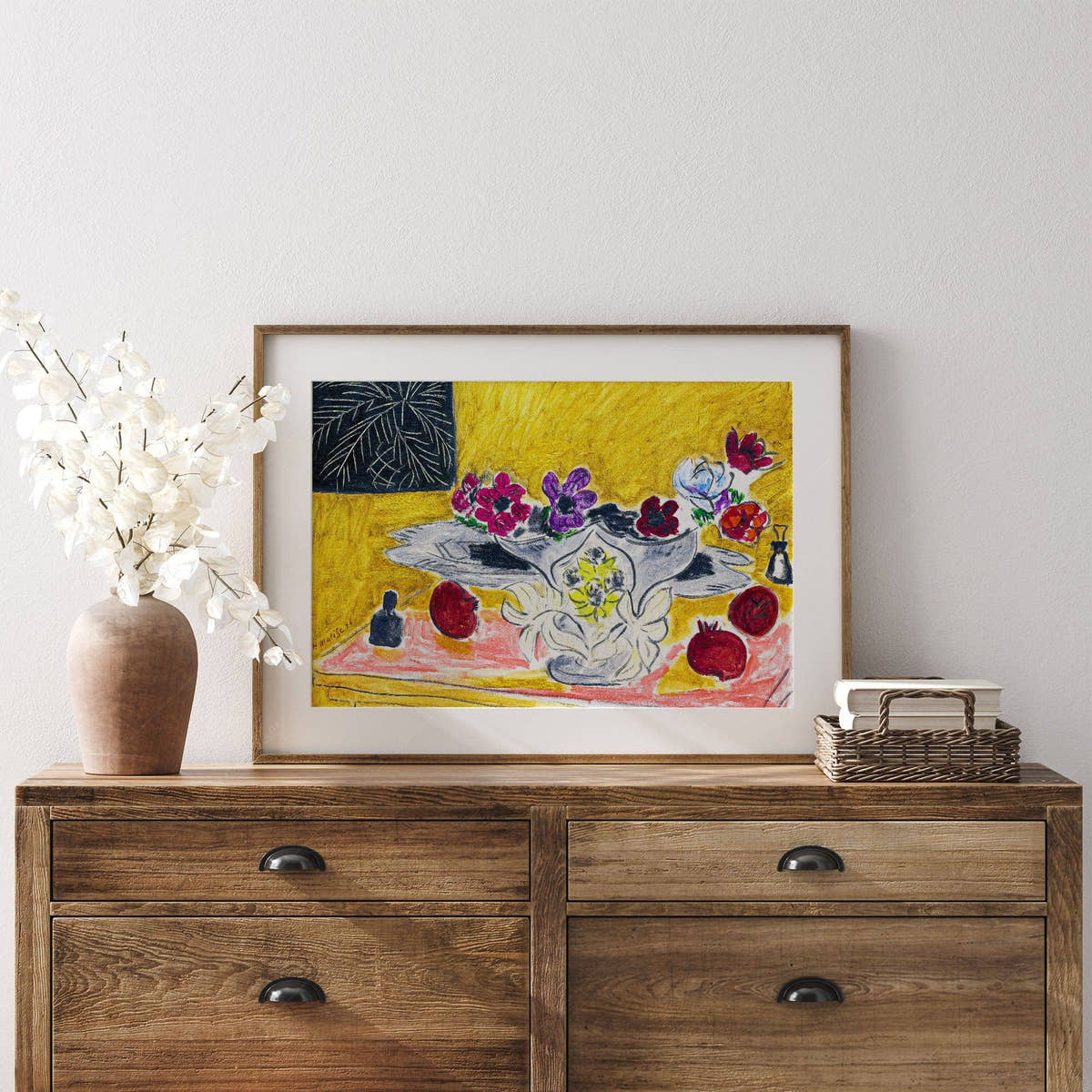 Henri Matisse, Anemones Et Grenades Print