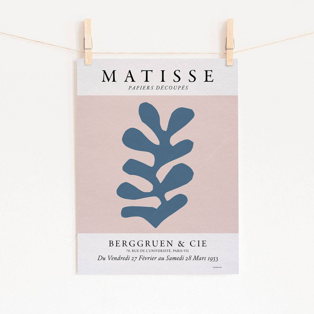 Henri Matisse, Coral Collection Poster, Exhibition Print