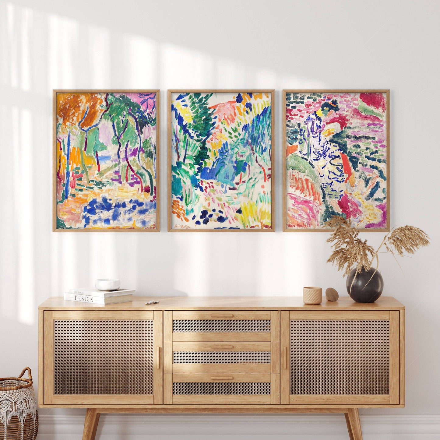Henri Matisse Gallery Wall, Set of 3 Prints, Colorful abstract wall decor