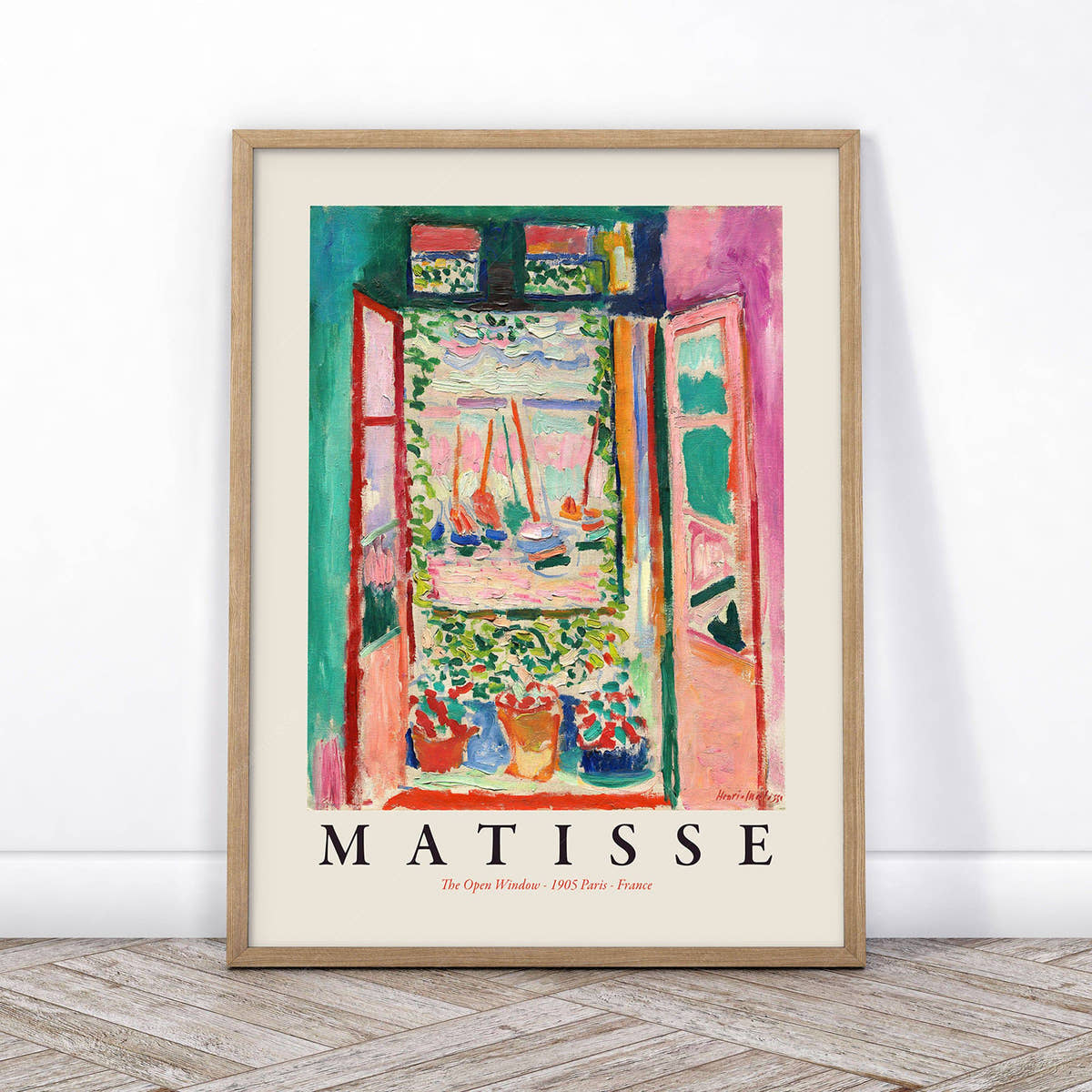 Henri Matisse Gallery Wall, Set of 3 Prints, The Open Window, View at Collioure, La Japonaise