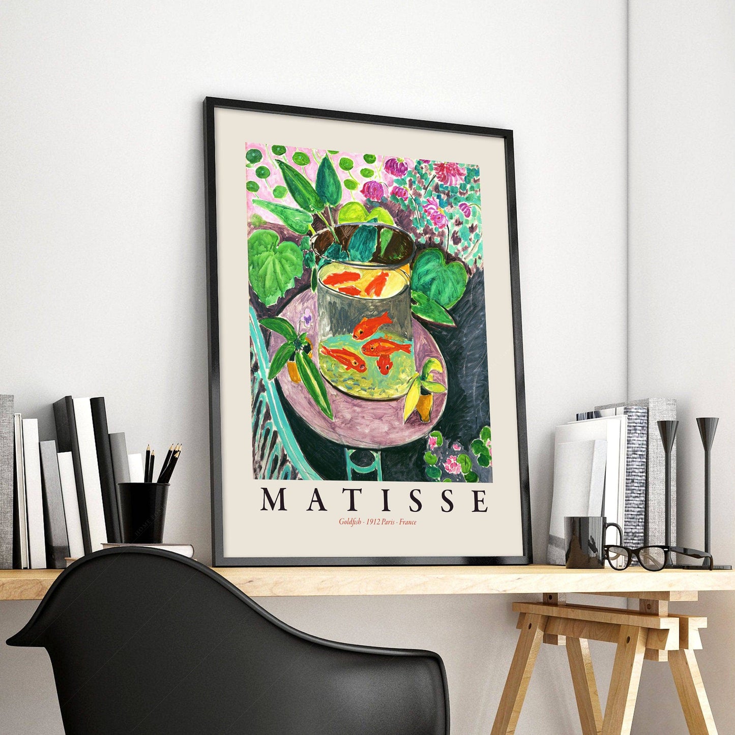 Henri Matisse, Goldfish Print, Famous Painting