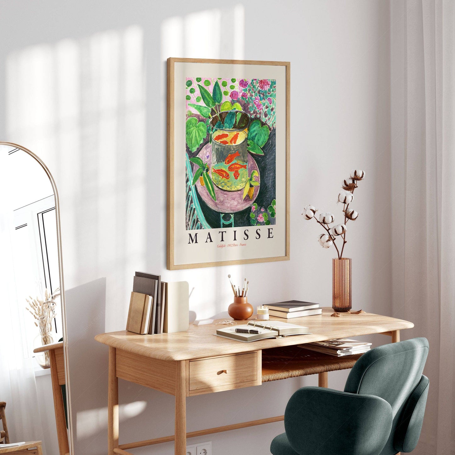 Henri Matisse, Goldfish Print, Famous Painting