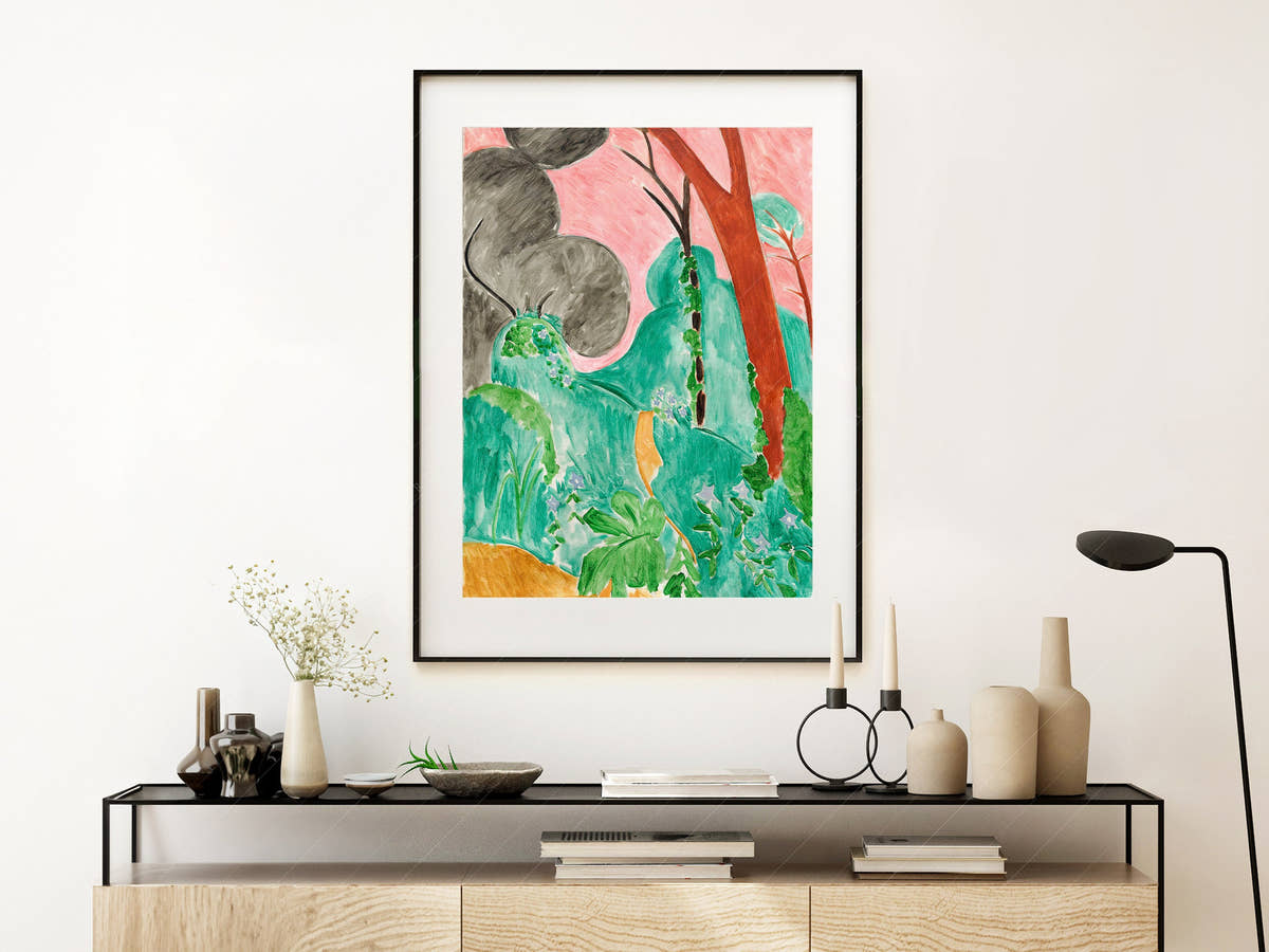 Henri Matisse, Periwinkles, Moroccan Garden, Fine Art Print