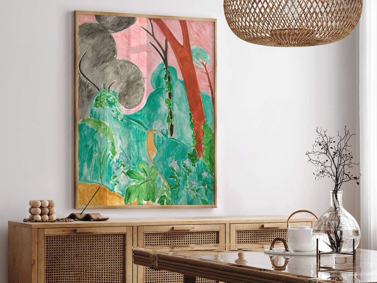 Henri Matisse, Periwinkles, Moroccan Garden, Fine Art Print