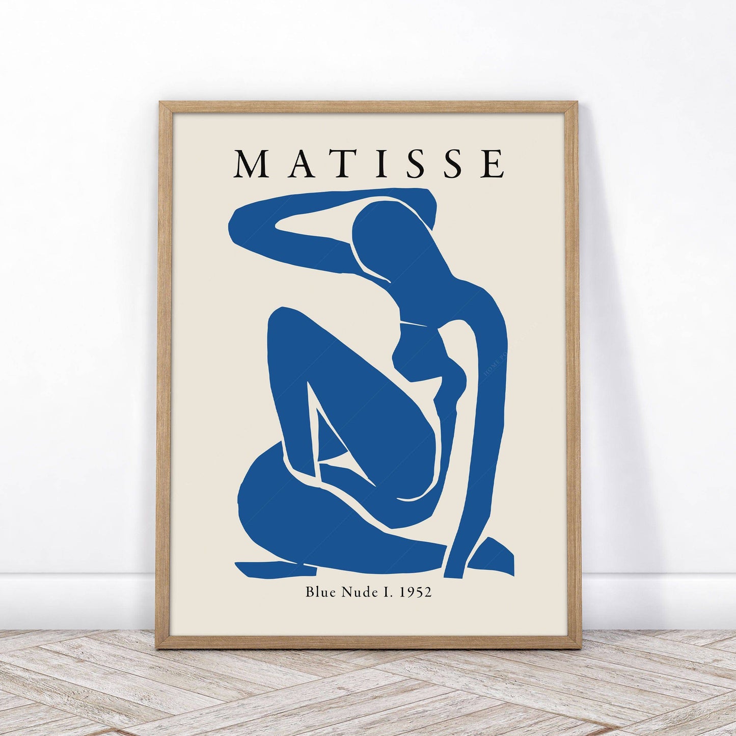 Henri Matisse Poster, Blue Woman body art, Modern home decor