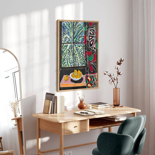 Henri Matisse Poster, Interior with Egyptian Curtain