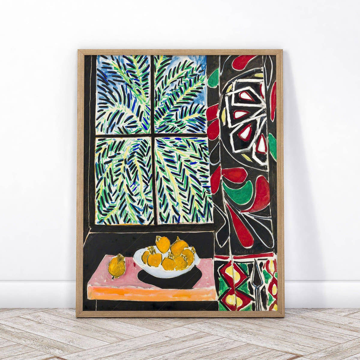 Henri Matisse Poster, Interior with Egyptian Curtain