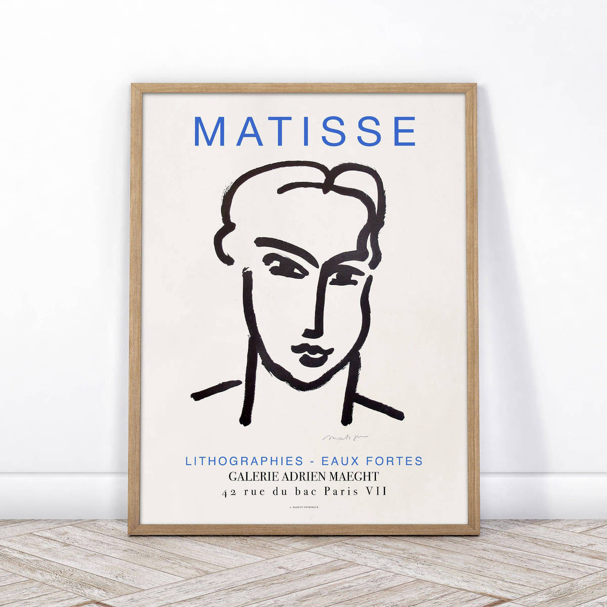 Henri Matisse Poster, Lithographies Serie, Exhibition Poster