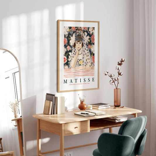 Henri Matisse Print, Espagnole à la Mantille, Famous Painting