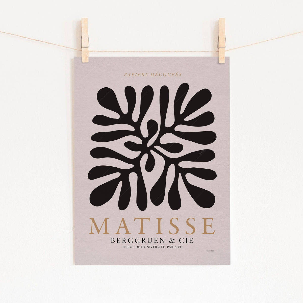 Henri Matisse Print, Exhibition Poster, The Cut-outs