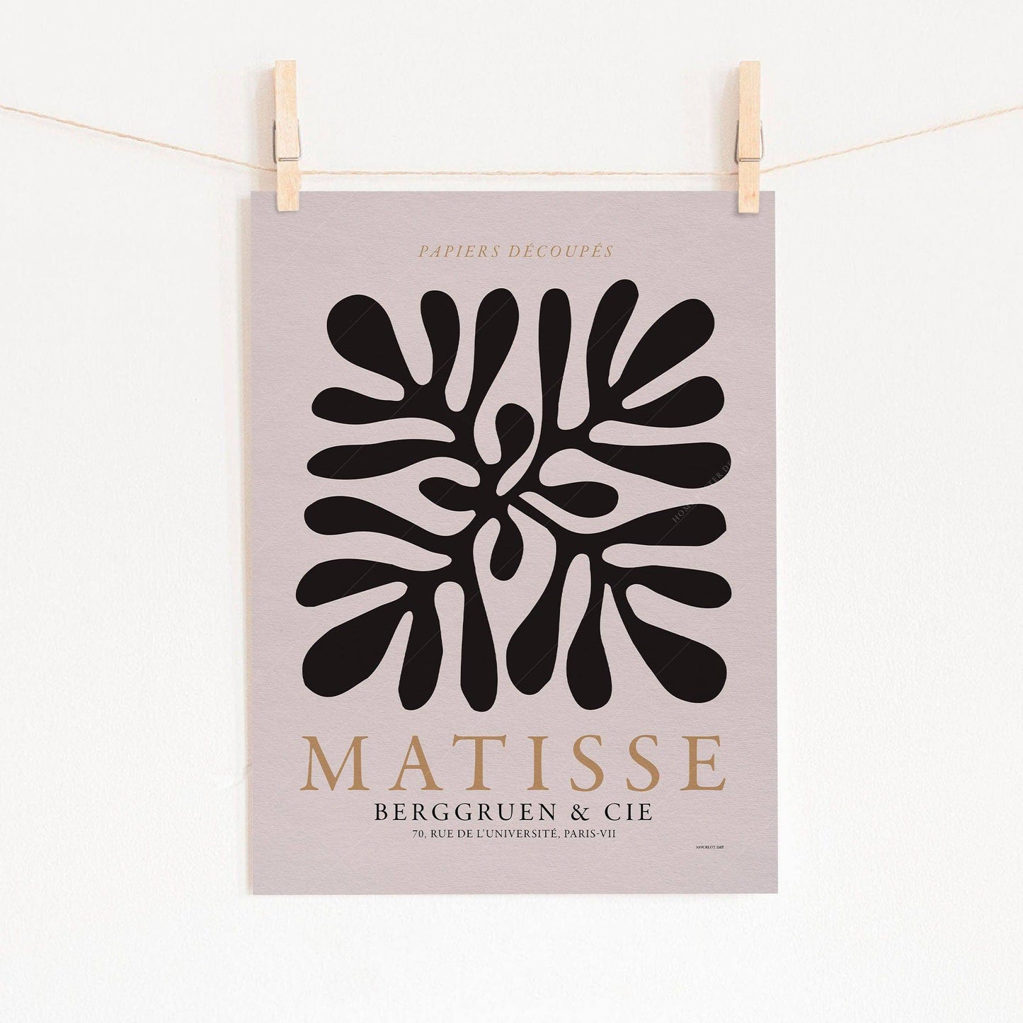 Henri Matisse Print, Exhibition Poster, The Cut-outs
