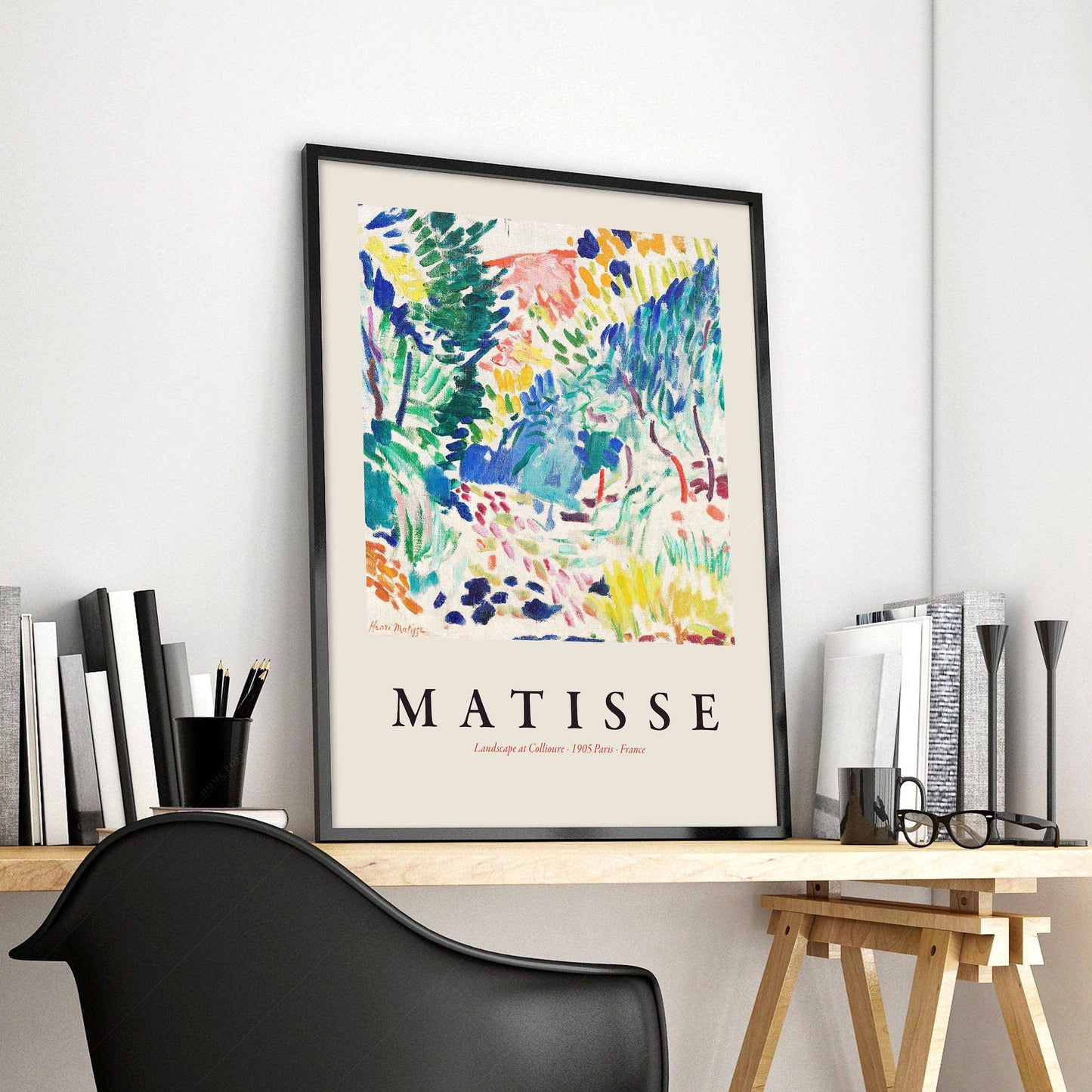 Henri Matisse Print, Landscape at Collioure, Exhibition Poster