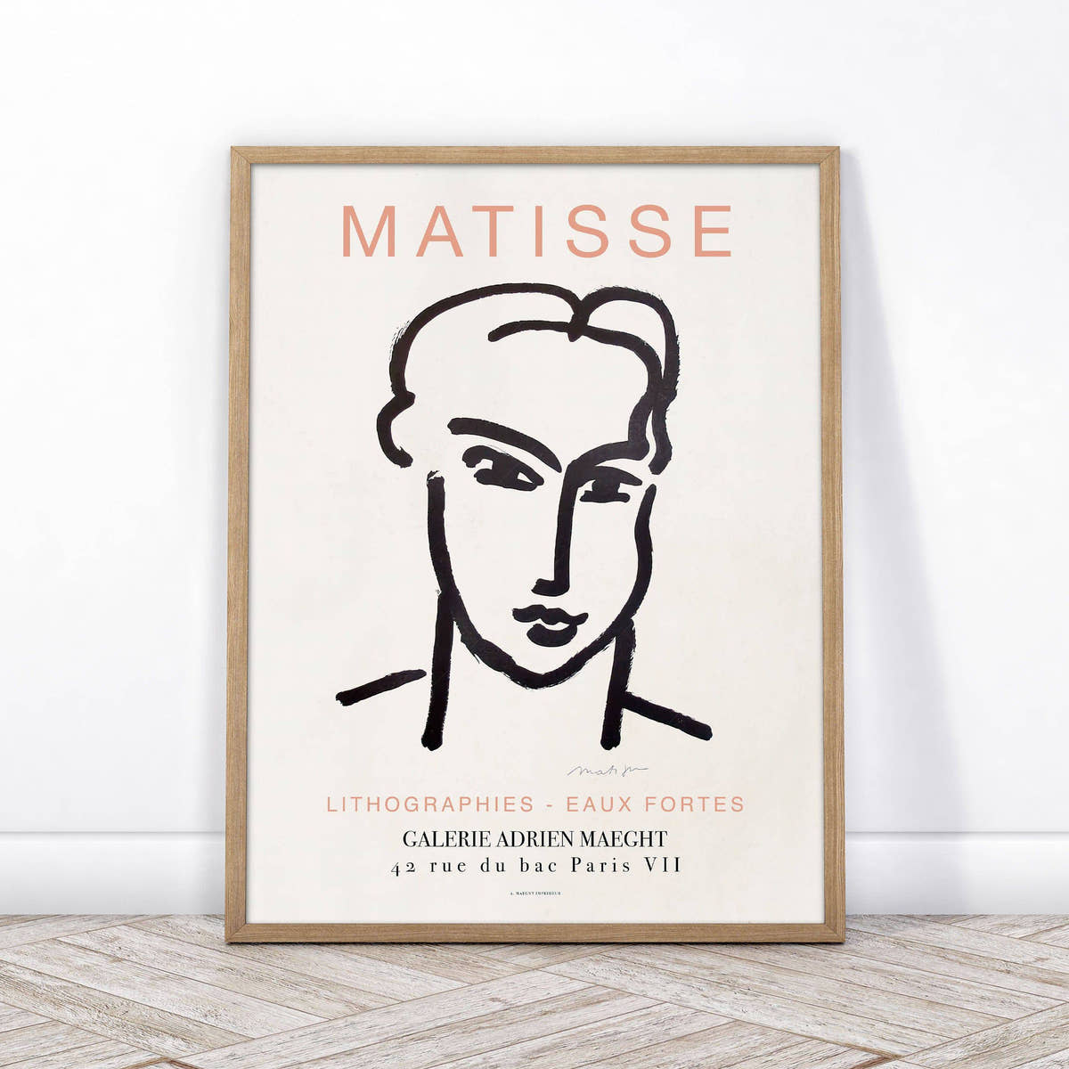 Henri Matisse Print, Minimalist Wall Decor