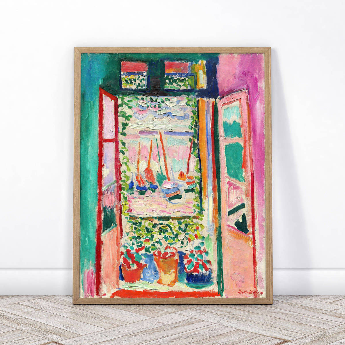 Henri Matisse Print, The Open Window, Colourful Wall Decor