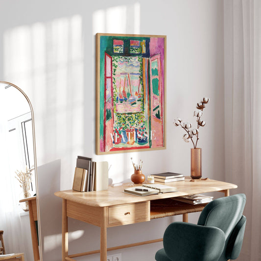 Henri Matisse Print, The Open Window, Wall art print