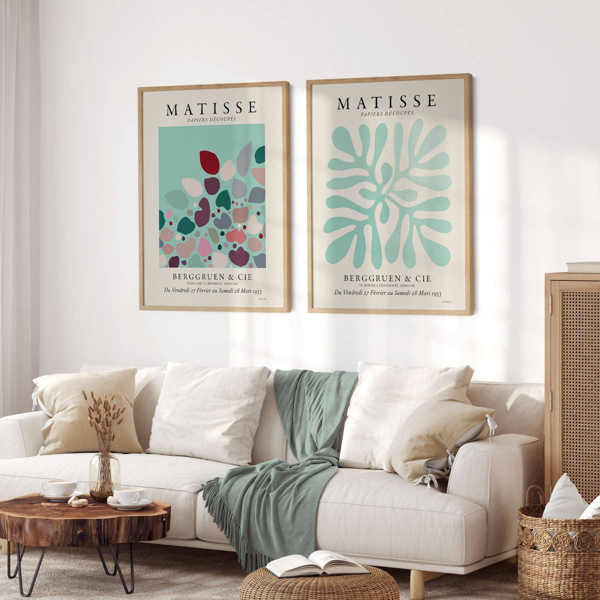 Henri Matisse, Set of 2 Prints, The Cut-outs Series