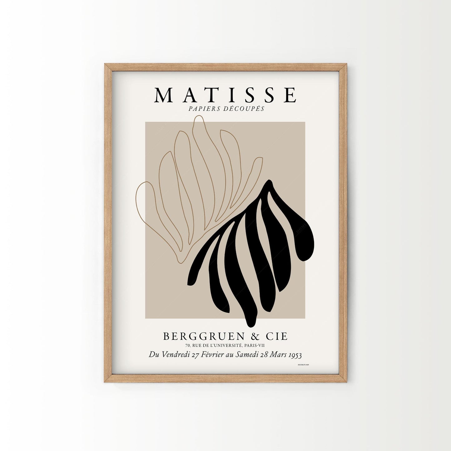 Henri Matisse, Set of 2 Prints, The Cut-outs Series