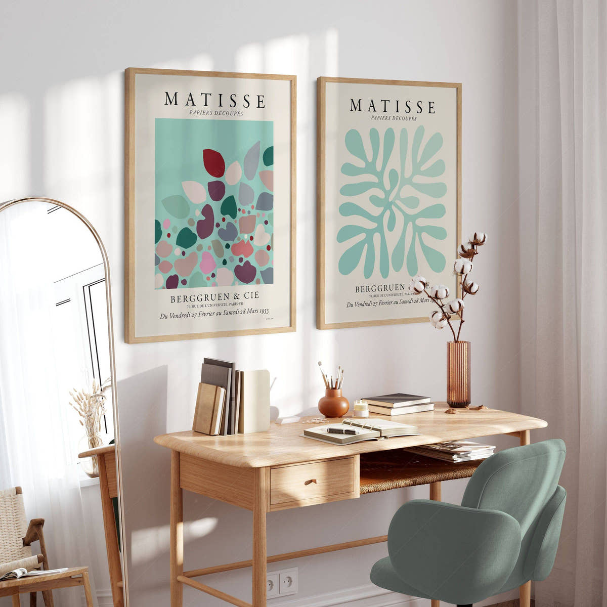 Henri Matisse, Set of 2 Prints, The Cut-outs Series
