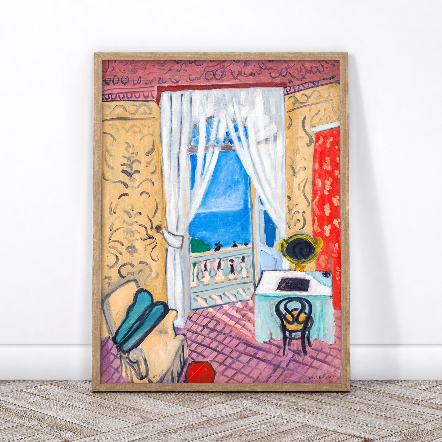 Henri Matisse, Set of 3 Prints, Interior with violin case and phonographe