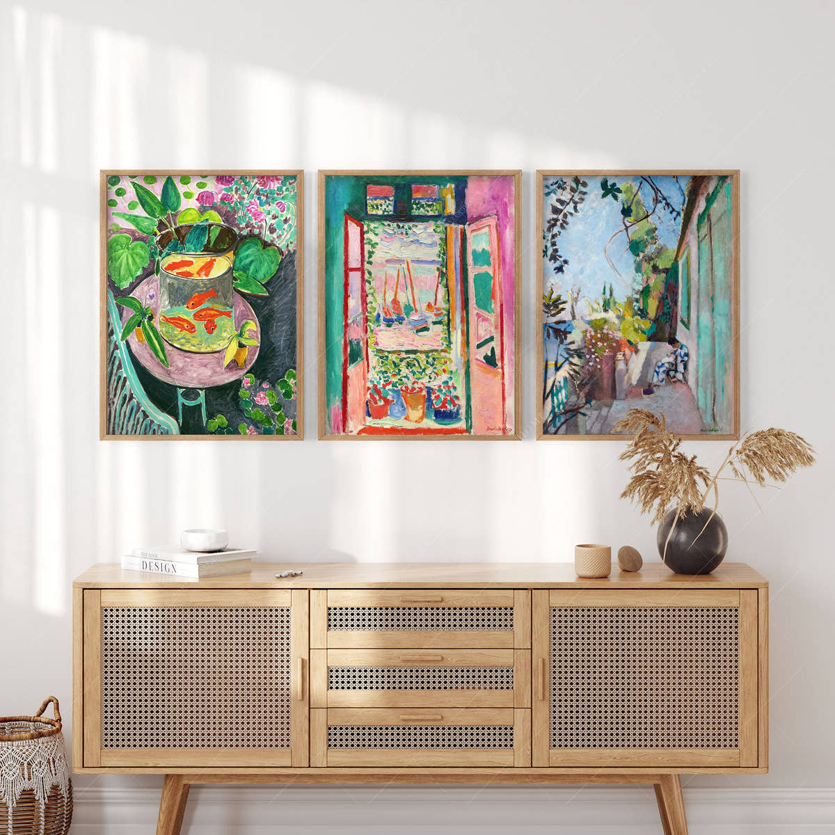 Henri Matisse, Set of 3 Prints, The Open Window, The Terrace, The Goldfish