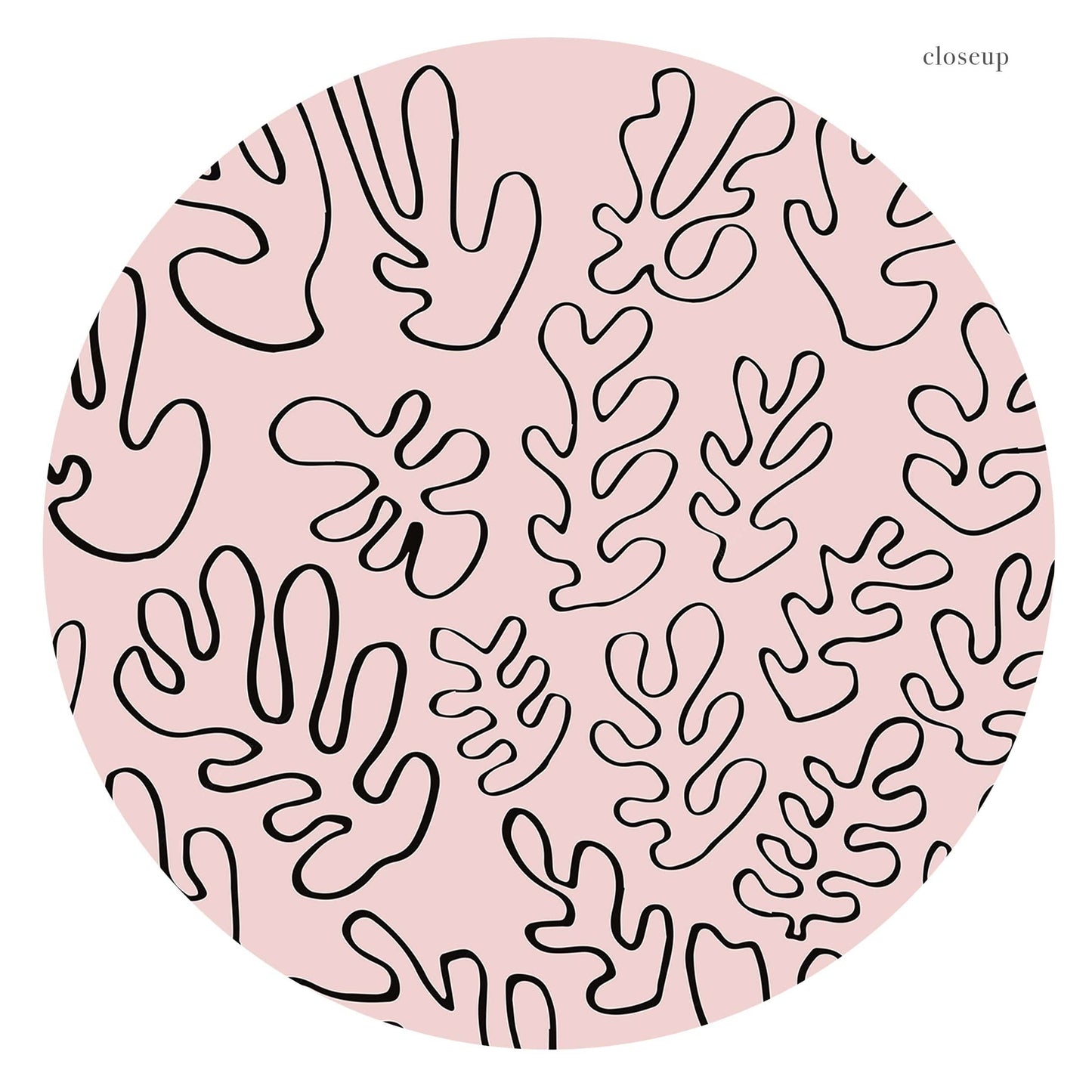 Henri Matisse, The Cut-Outs Print, Pink color, Coral design