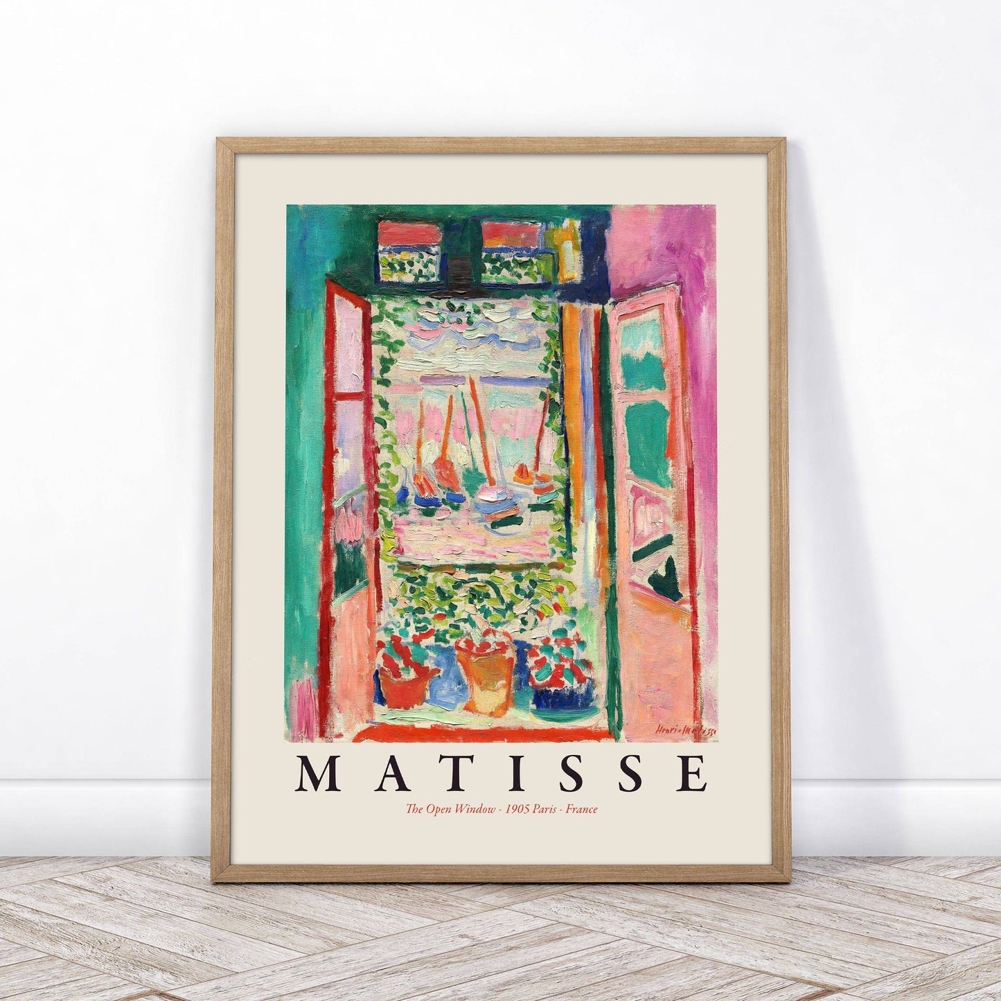 Henri Matisse, The Open Window, La Fenêtre ouverte à Collioure, Fine Art Print