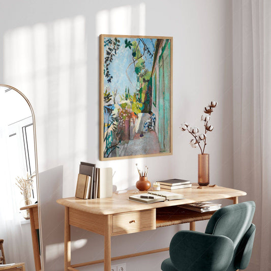 Henri Matisse, The Terrace, Le Cateu Cambrésis, Fine Art Print