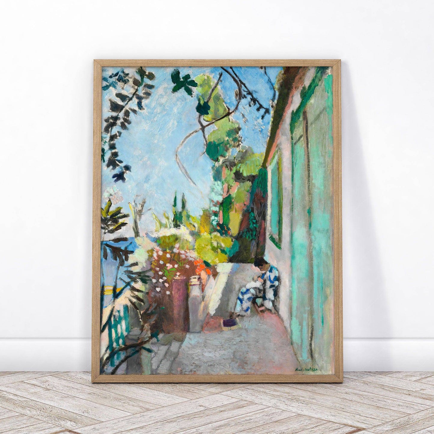 Henri Matisse, The Terrace, Le Cateu Cambrésis, Fine Art Print