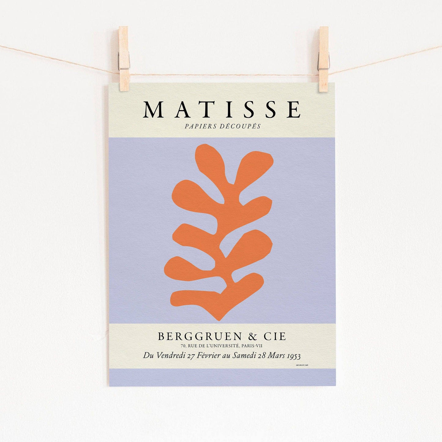 Henri Matisse, The cut-outs Poster, Berggruen & Cie