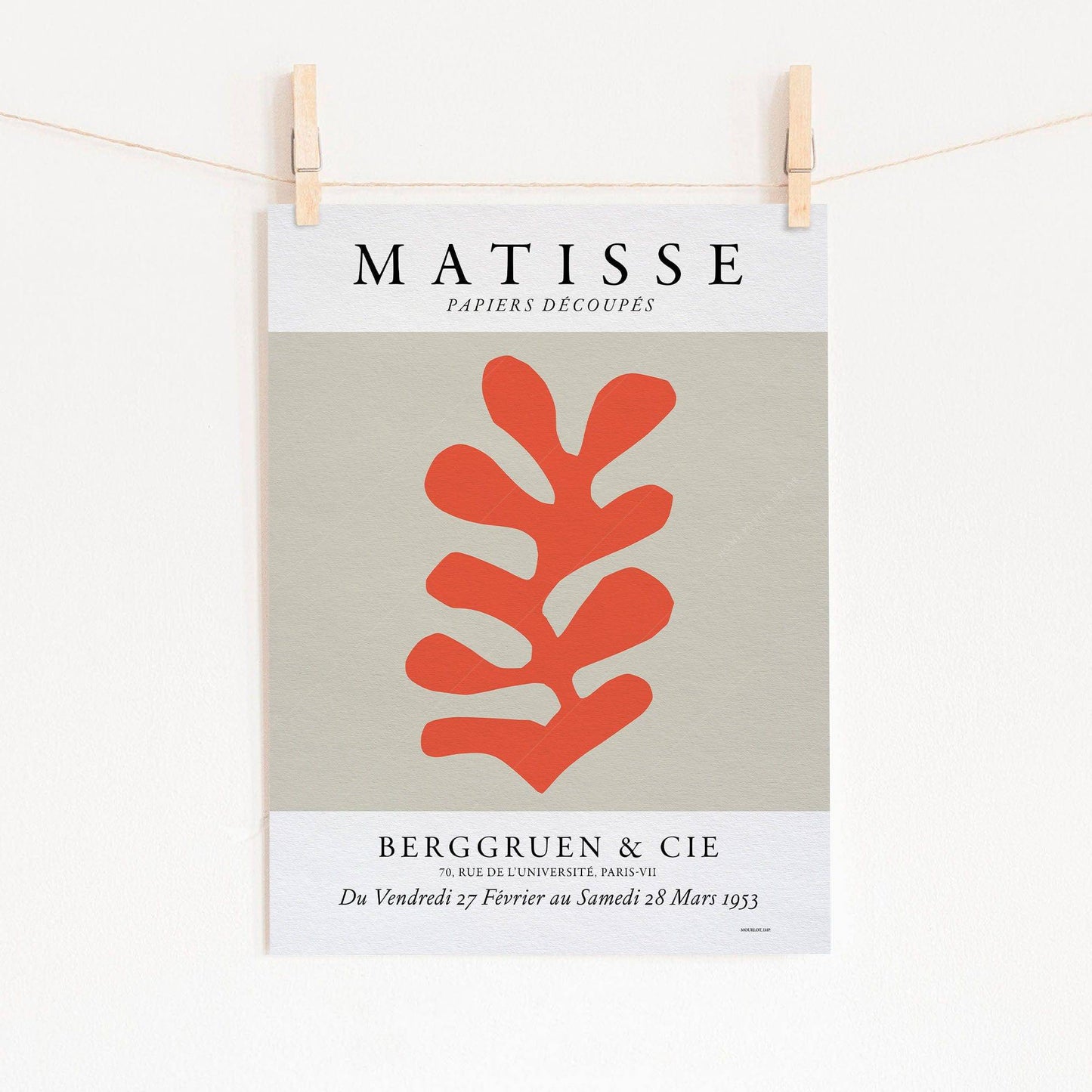Henri Matisse, The cut-outs Poster, Minimalist Decor, Exhibition Art
