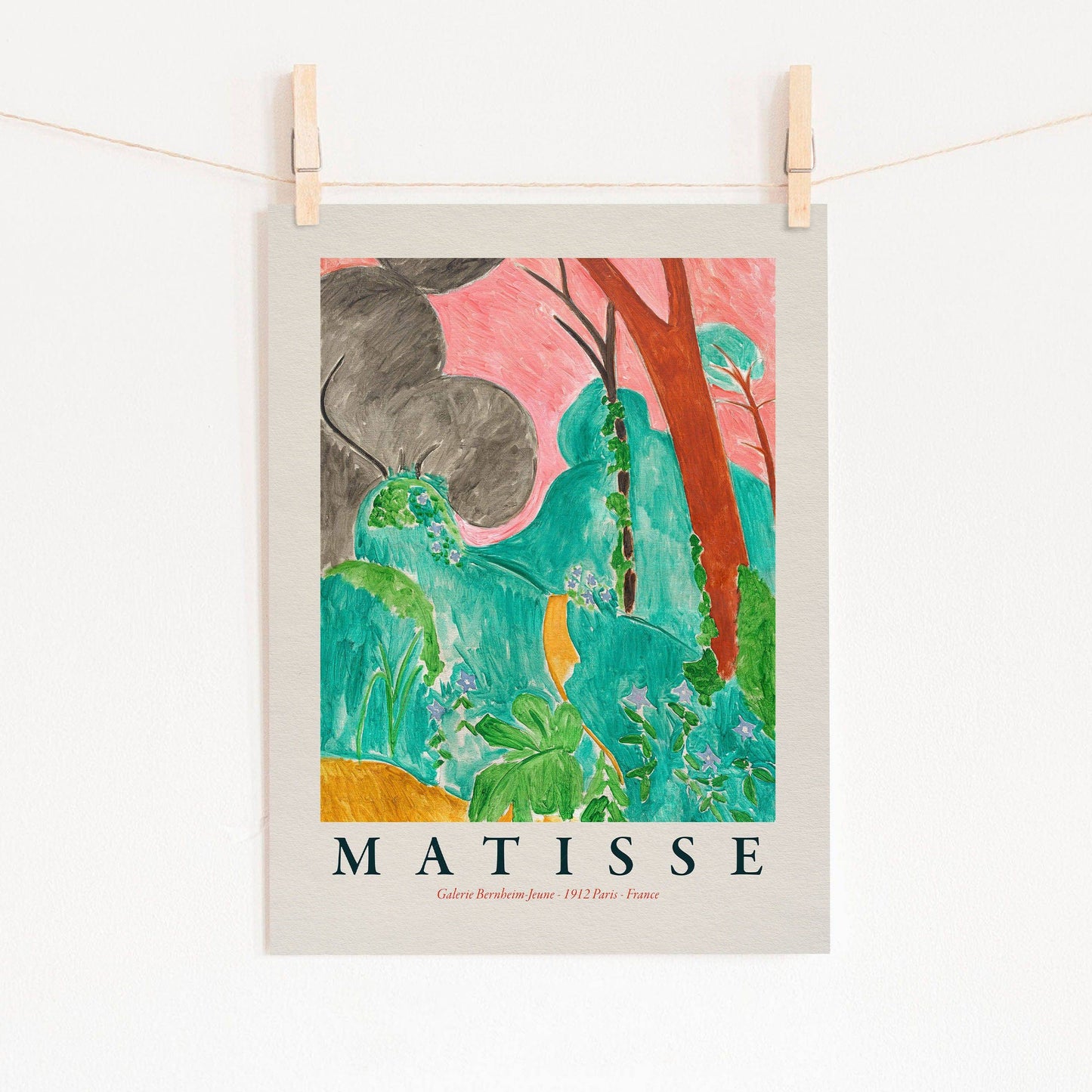 Henri Matisse Wall Art, La Japonaise, Abstract Print