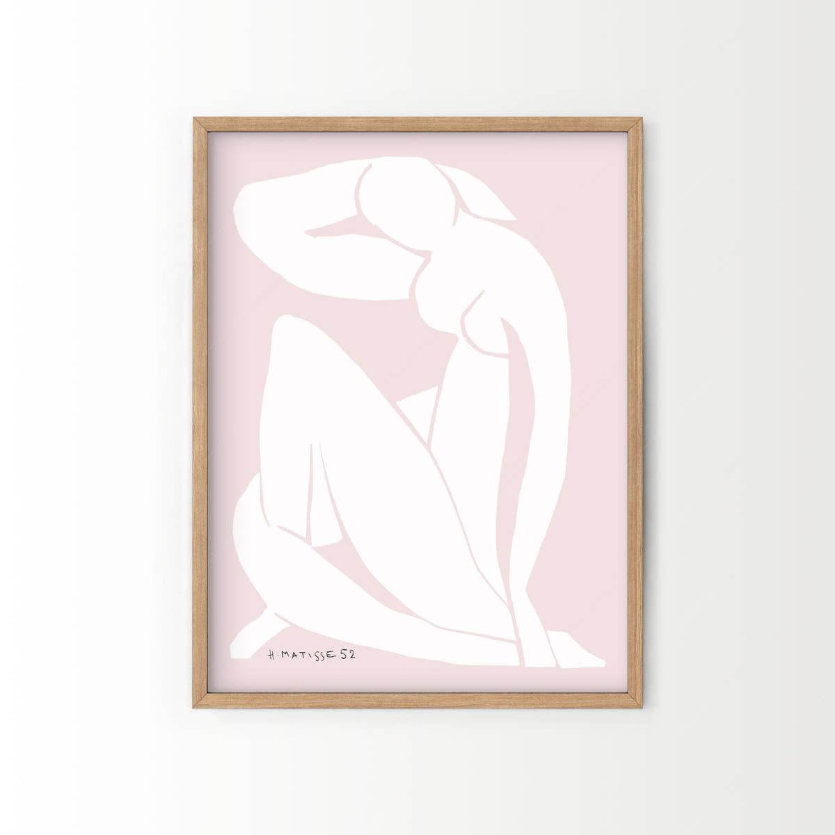 Henri Matisse Wall art, Set of 2 prints, Nu bleu and Cut-outs