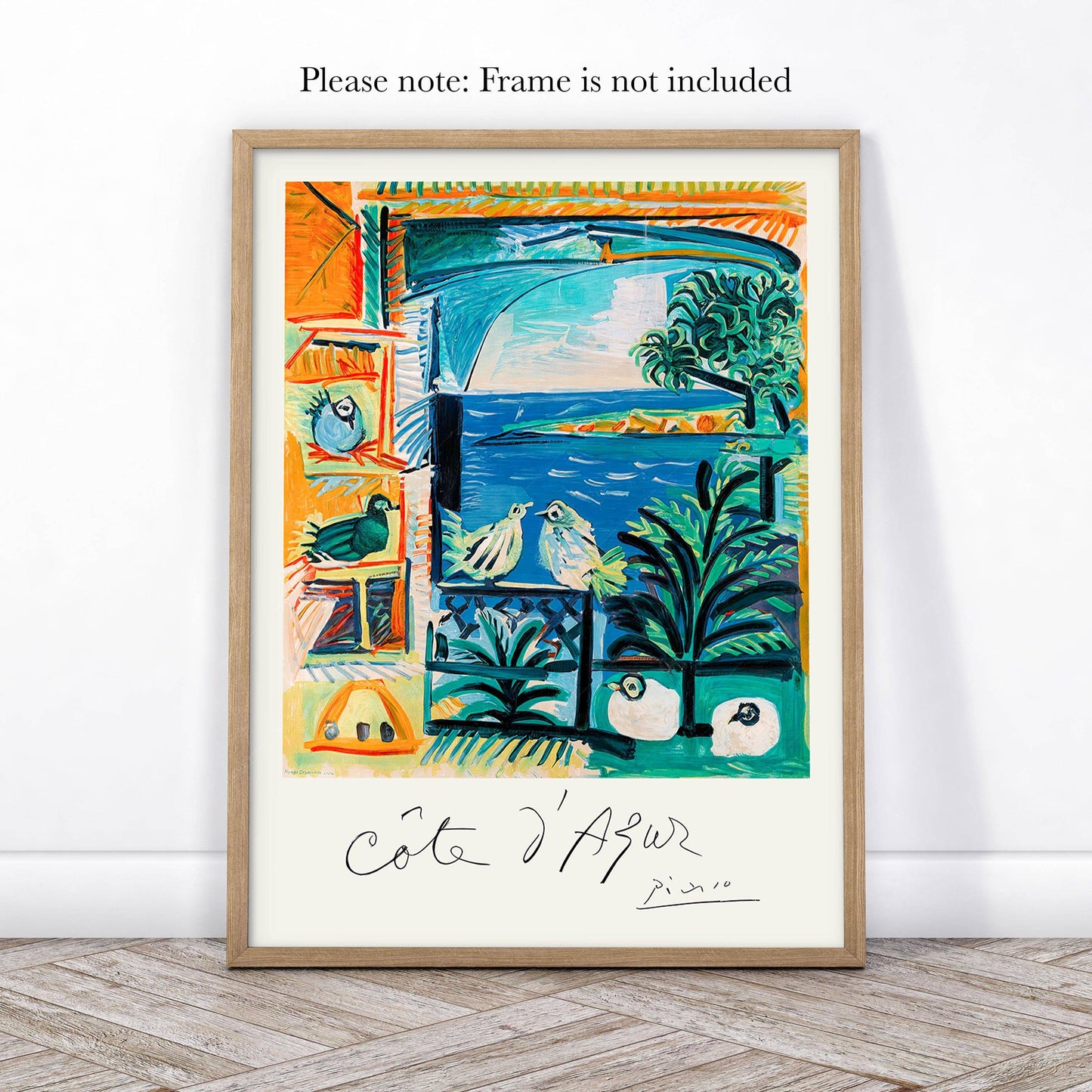 Matisse Kusama Picasso Set of 3 Prints print on 100% Cotton Matte Paper – texture detail