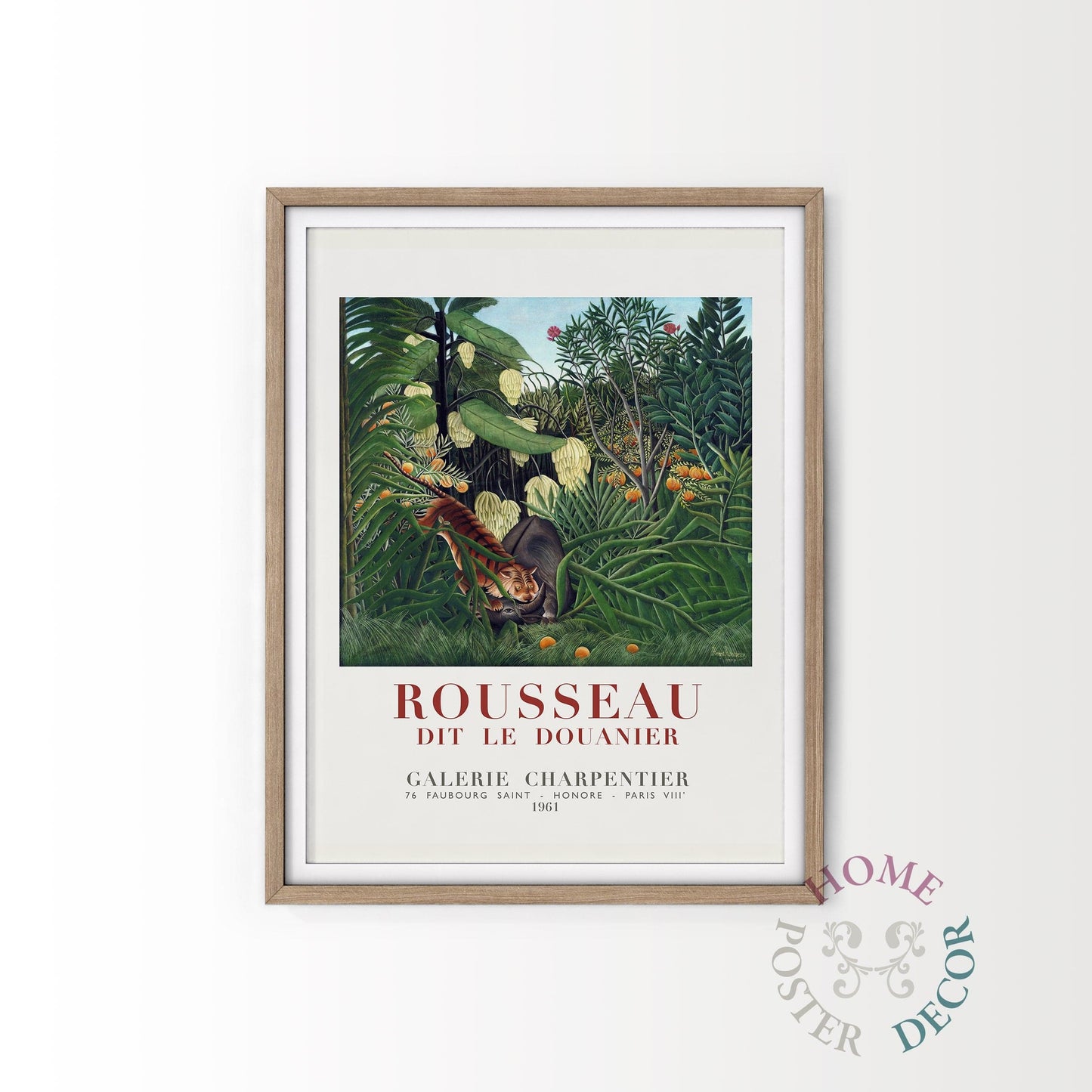 Henri Rousseau, Fine Art Print, Exhibition Art, Fine Art Print