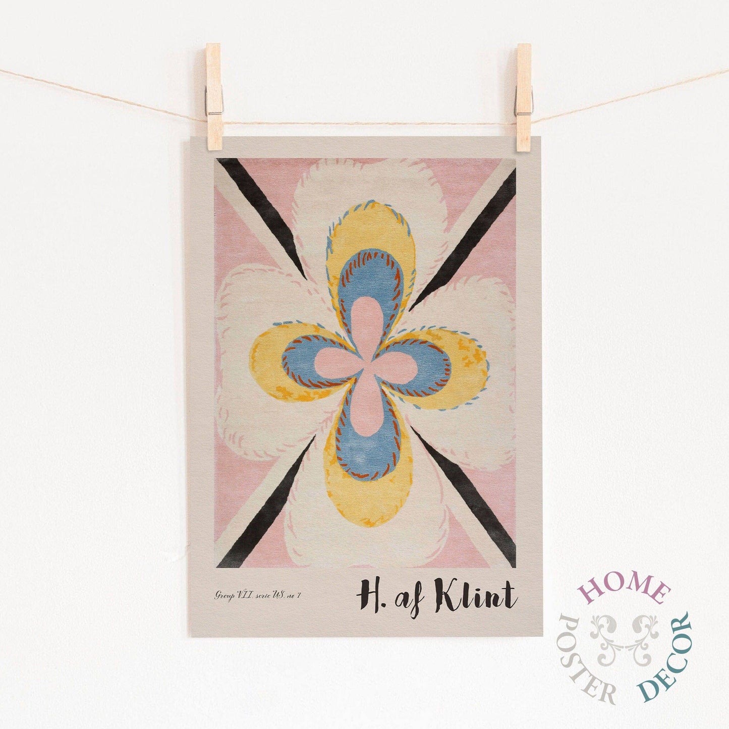 Hilma af Klint Famous Painting, Group VII no 7 Poster