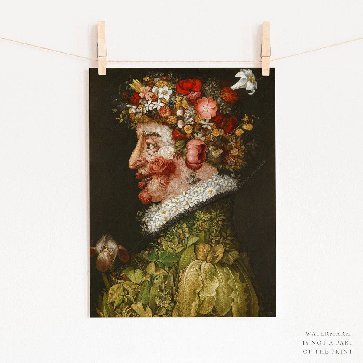 La Primavera Poster by Giuseppe Arcimboldo