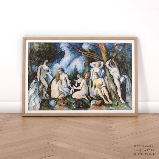 Large Bathers by Paul Cézanne, Fine Art Print