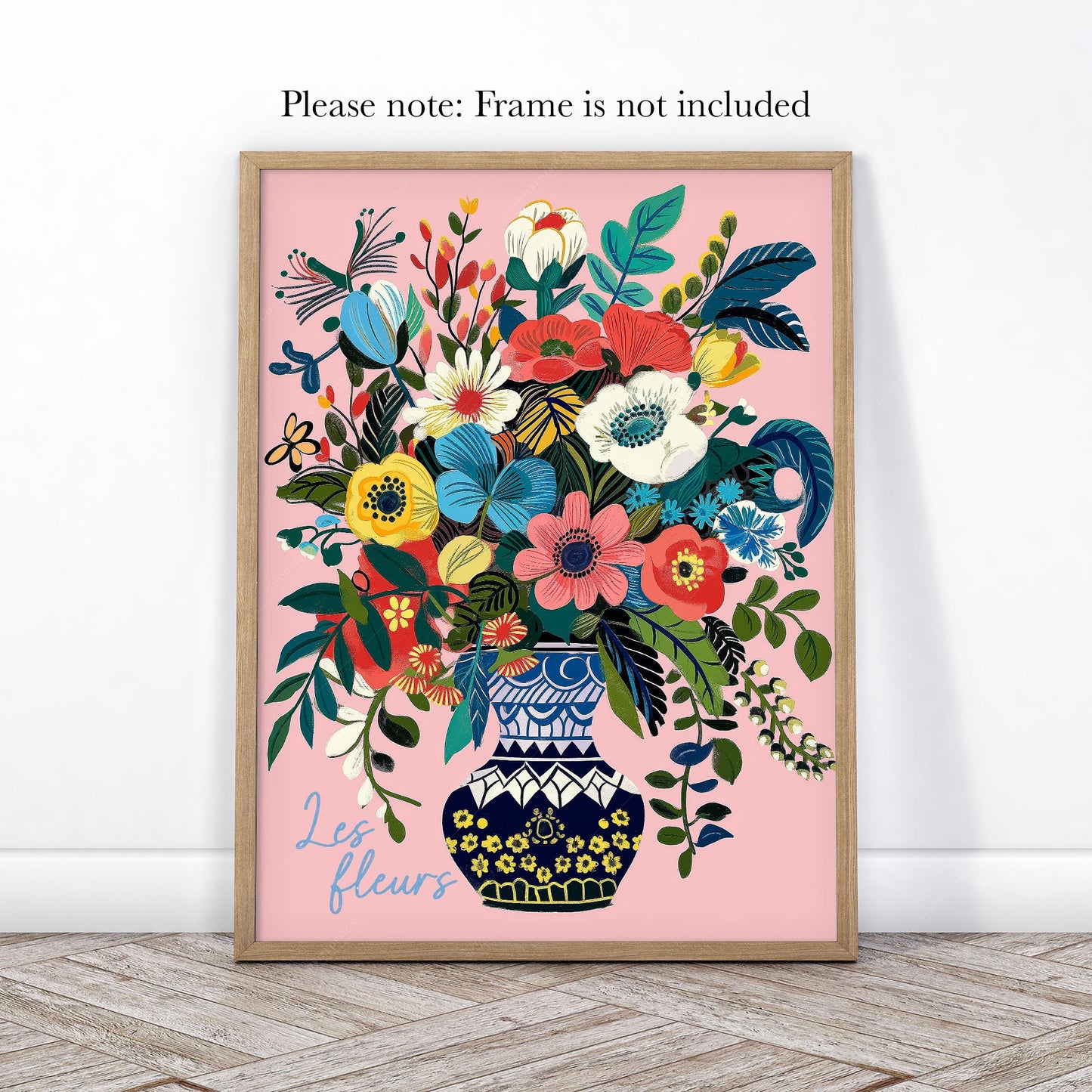 Les Fleurs Botanical styled in a Scandinavian bedroom