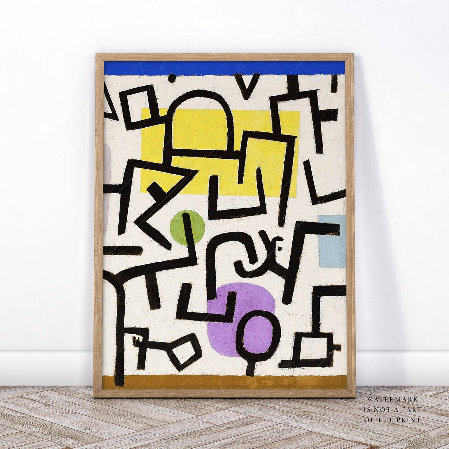 Modern Set 3 Print, Paul Klee Poster, 20th Century, Colourful Art, Geometric Print, Minimalist Wall Decor, Modern Gallery, Rich Port 1938