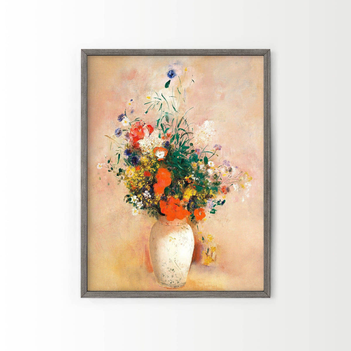 Odilon Redon, Flower in vase, Fine Art Print