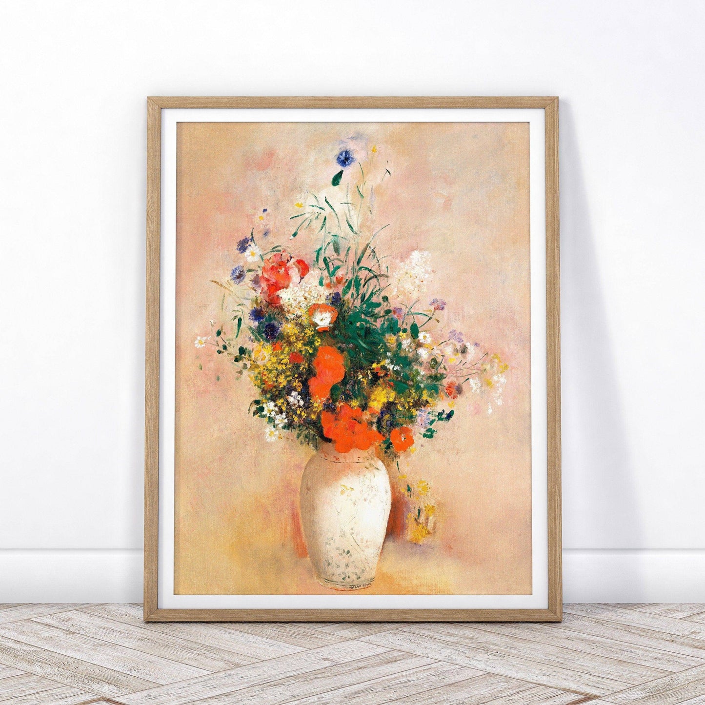 Odilon Redon, Flower in vase, Fine Art Print