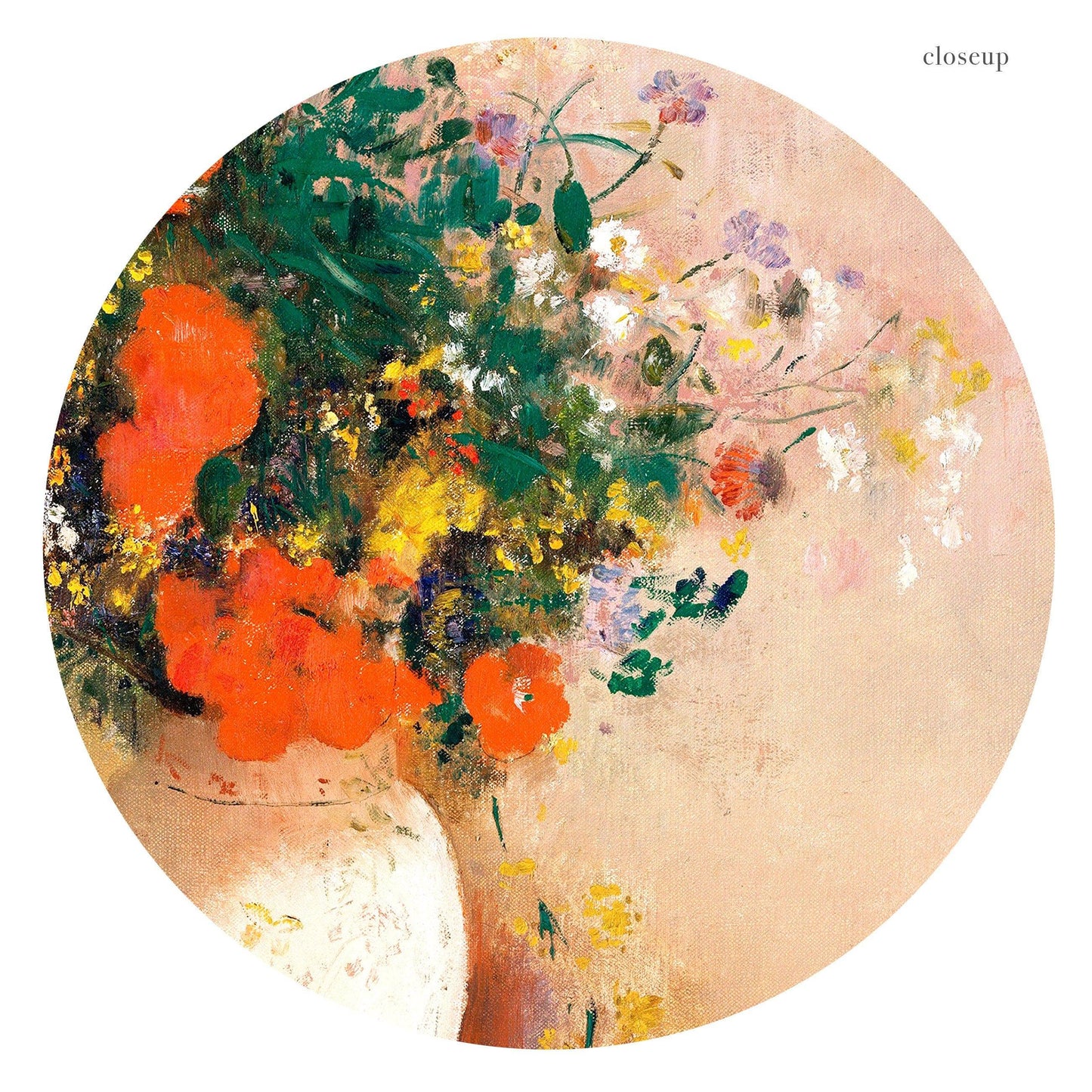 Odilon Redon, Flower in vase, Fine Art Print