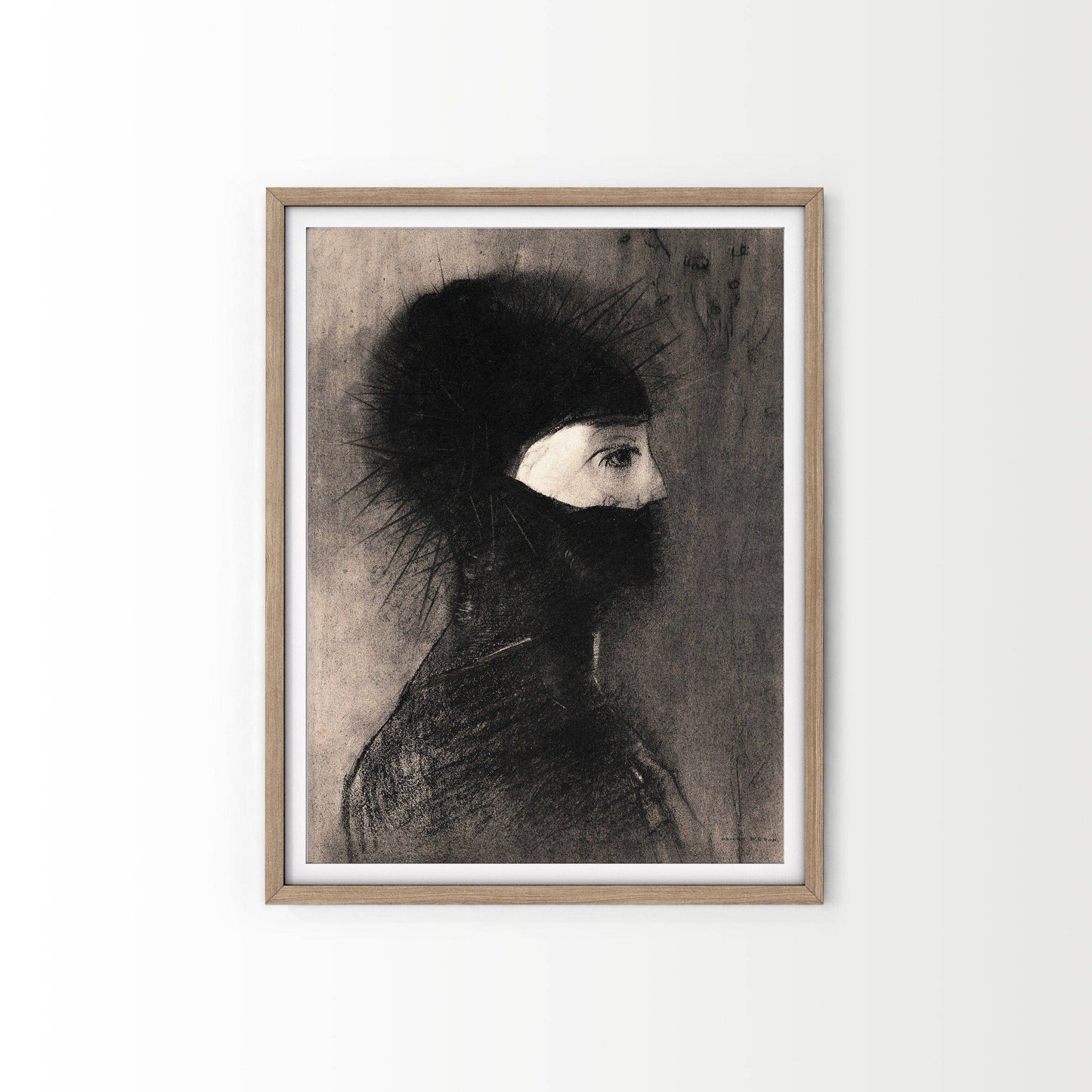 Odilon Redon, Helmet, Armor 1891, Fine Art Print