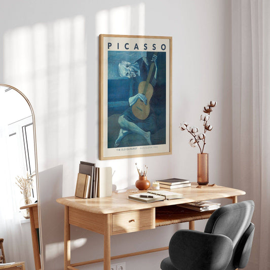 Pablo Picasso Home Decor, Museum Quality Prints, The Old Guitarist