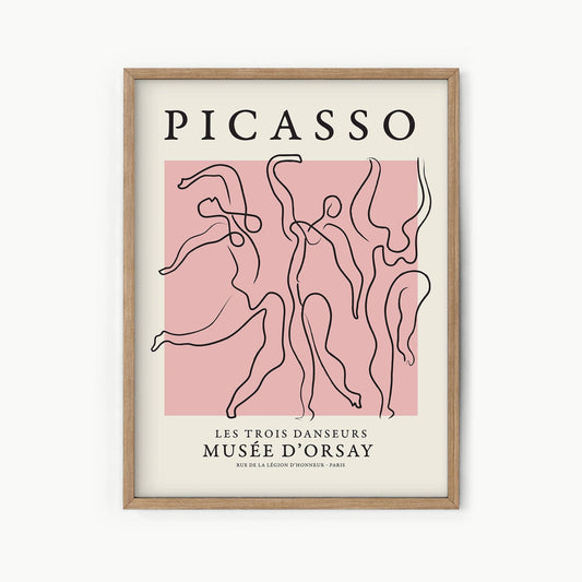 Pablo Picasso Home Decor, Museum Quality Prints, Tree Dancers