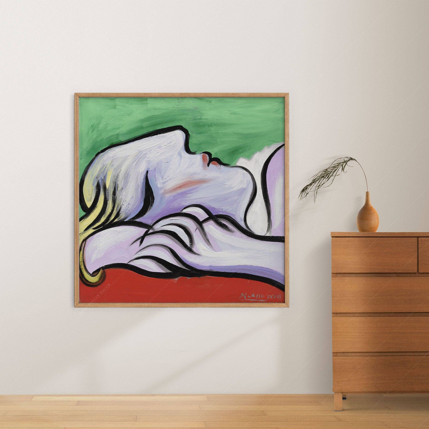 Pablo Picasso, Le Repos, Square painting