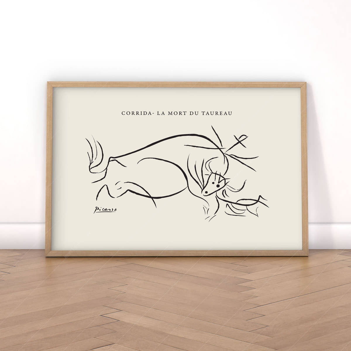 Pablo Picasso, Taurus Drawing, Fine Art Print