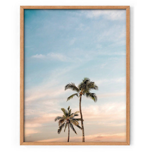 Palm Tree Art Print, Tropical Wall Art, Coastal Print