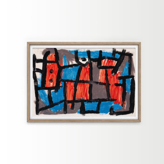Paul Klee Wall Art, Abstract Print, Fine Art Print