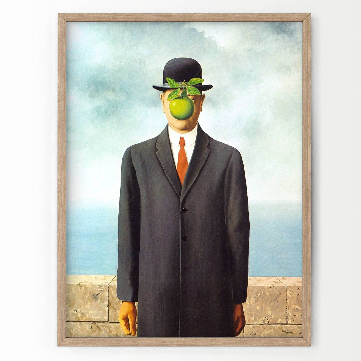 Rene Magritte Art, The Son of Man Poster, Fine Art Print